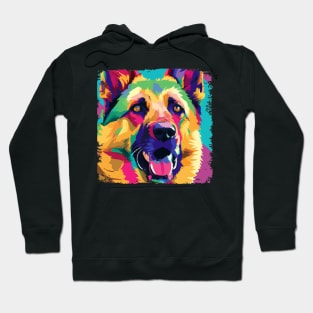 German Shepherd Dog Pop Art - Dog Lover Gifts Hoodie